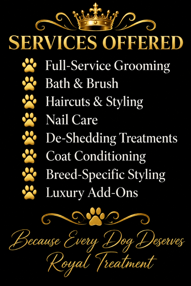 Crown Grooming services offered